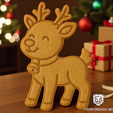 Cortador + Marcador - Rena de Natal 2