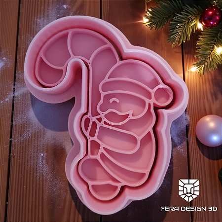 Cortador + Marcador - Papai Noel Xícara (Natal)