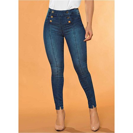 Calça Hot Pants com Botões Sawary Jeans