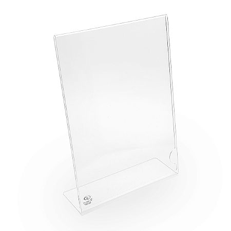 Display L em Acrílico 2mm Tam A5 c/ Fundo
