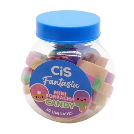 Pote Mini Borrachas Candy | Cis