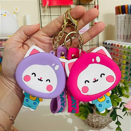 Chaveiro Porta Moedas Gatinho | Importado