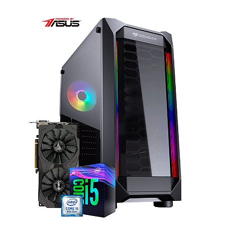 Computador Gamer PlayerID, série New Player, I5 9400F, RX 570 OC 8GB, 8GB RAM, SSD 240GB - CG-PID-NP-01C