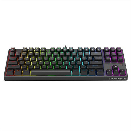 Teclado Mecânico Gamer 1stplayer DK5.0 Lite TKL, Switch Blue - DK5-0LITEBLUESWITCH