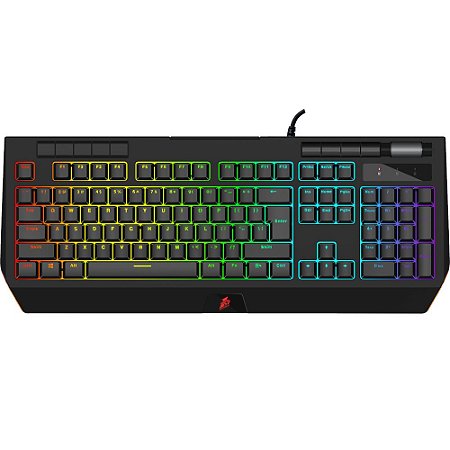 Teclado Semi-Mecânico RGB com botões Multimídia e Volume 1stplayer K9 - K9