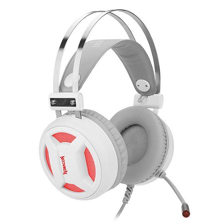 Headset Gamer Redragon Minos Lunar White, 3.5mm - H210W