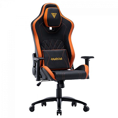 Cadeira Gamer Gamdias Zelus M3, Preto e Laranja - ZELUS-M3-L-BO