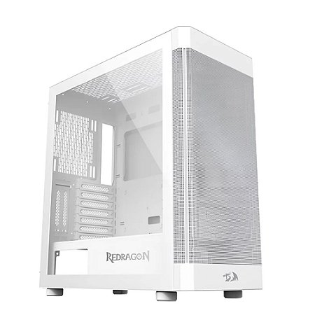 Gabinete Redragon Aeroglass Branco CA-602W - CA-602W