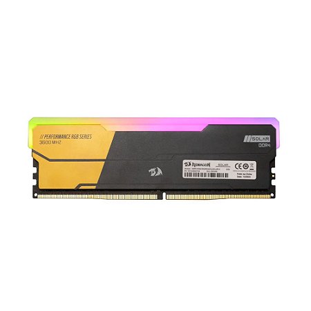 Memória DDR4 Redragon Solar 3600MHZ/CL18 8GB RGB - GM-805