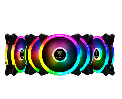 KIT 5 FANS GAMDIAS AEOLUS M2-1205R