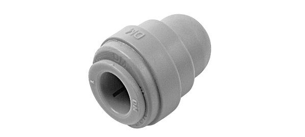 Conector Engate Rápido DM Fit para Chopeira Tampão Tubo Cego 3/8"