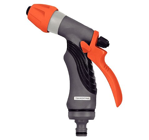 Esguicho Revolver Hidropistola para Engate Rápido Tramontina com Jato Controlável