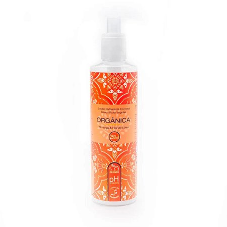 Hidratante corporal Pêssego e Flor de Lótus 250ml - Orgânica