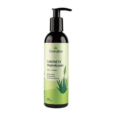 Sabonete higienizante 230g - Livealoe