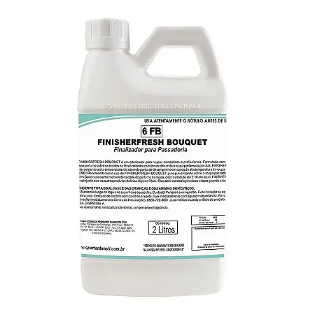 FINISHERFRESH BOUQUET ODORIZADOR PARA TECIDOS 2 LITROS - SPARTAN