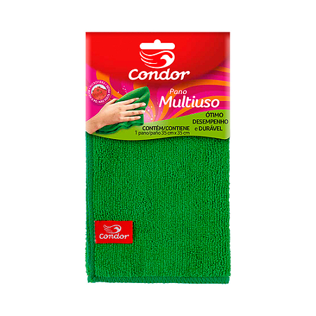 PANO MICROFIBRA MULTIUSO 35X35CM - CONDOR