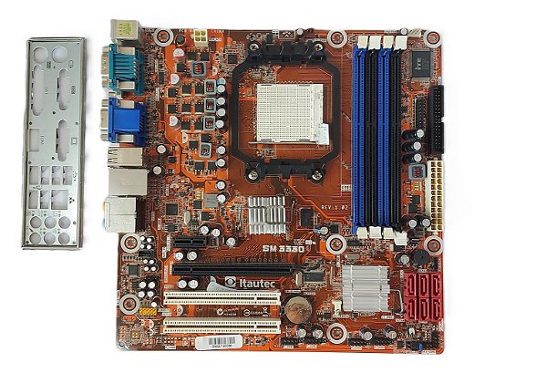Placa Mãe Amd Itautec Sm 3330 - Com Espelho