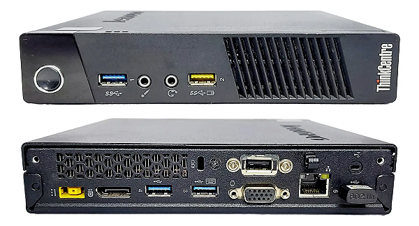 Mini PC Lenovo ThinkCentre M93 Core i3 4th 8GB RAM 120GB SSD - Usado