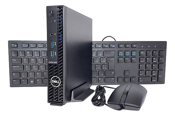 Kit Mini CPU Dell Optiplex 3000 Core i5 12th 8GB RAM 256GB Nvme + Teclado + Mouse