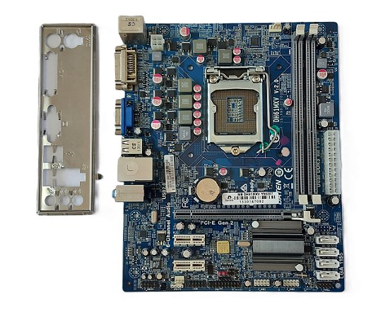 Placa Mãe 1155 DATEN DH61MXV V. 2.0 DDR3 Com Espelho