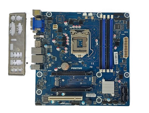 Placa Mãe 1151 Positivo POS-PIQ170DU DDR4 com espelho