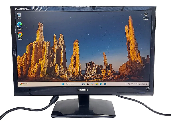 Monitor Positivo 21,5 Polegadas E2241V HDMI/VGA/DVI - Usado