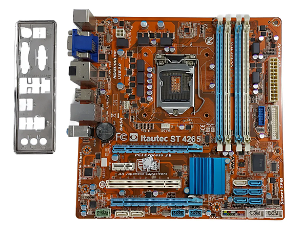 Placa Mãe 1155 Itautec St 4265 - Com Espelho