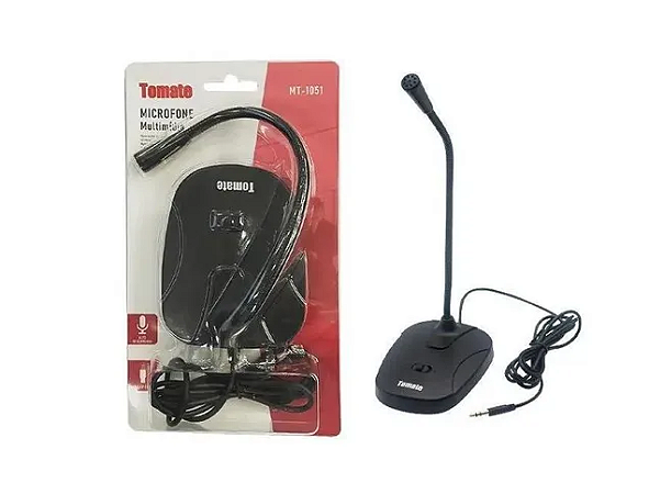 Microfone De Mesa Tomate Mt-1051