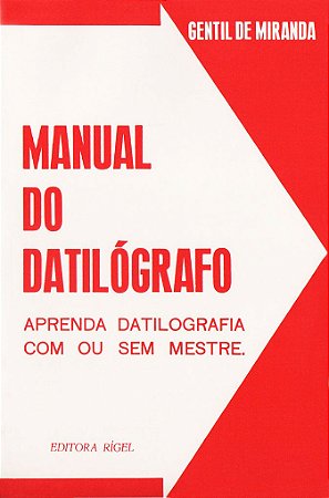 Manual do Datilógrafo com ou sem Mestre