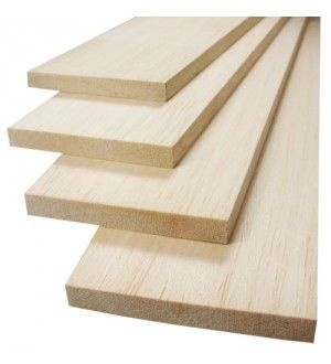 Sarrafo balsa extra 9,5 x 50 x 900mm