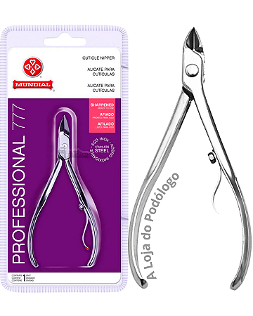 Alicate Mundial de Cutícula 777 Inox