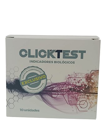 Clicktest Indicador Biologico Vapor Color 24H Maxximed - 10 und