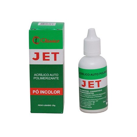 Jet Acrílico Auto Dencor 25g Pó Incolor Classico