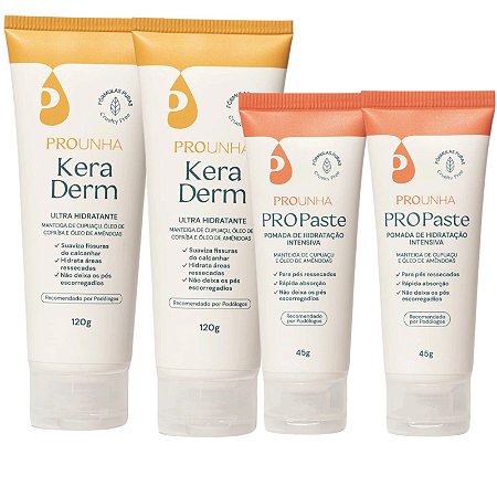 Kit de KeraDerm + Pro Paste  Pro Unha