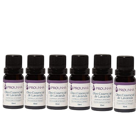 Kit Óleo de Lavanda 10ml Pró Unha com 6 unidades