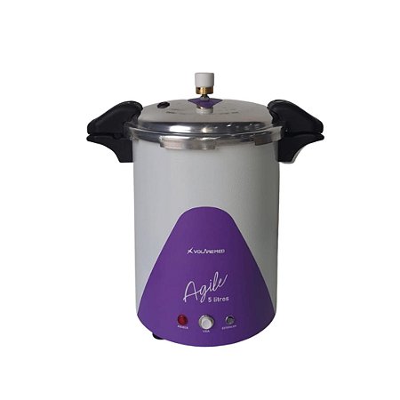 Autoclave Vertical Volare Agile 05 litros 127 V - Roxo