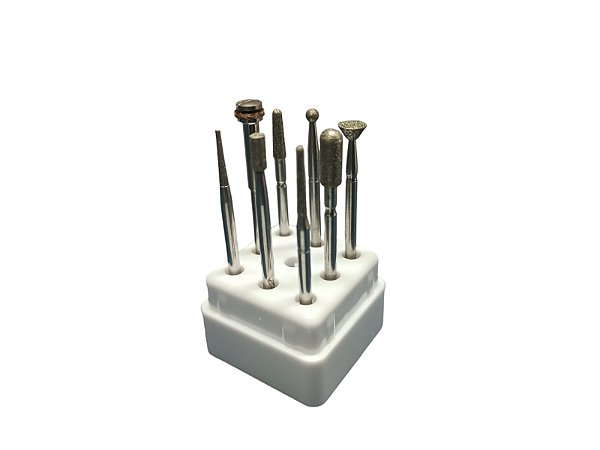 Kit Pontas Diamantadas