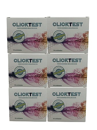 Kit  Indicador Biológico 24H Maxximed  com 6 und