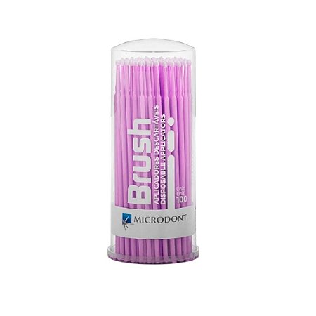 Aplicador Descartável Extra Fino  c/ 100 - Microdont