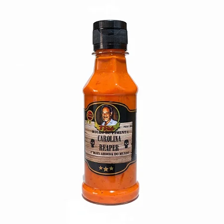 Molho de Pimenta Carolina Reaper 160G TIPEDO