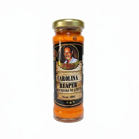 PIMENTA CAROLINA REAPER 100G MACERADA TIPEDO