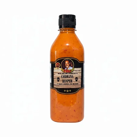 Molho de Pimenta Carolina Reaper 400g Tipêdo