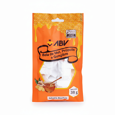 Bala Mel Própolis Gengibre 38g ABV