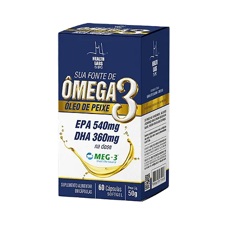 Ômega 3 Health Labs 60 cápsulas