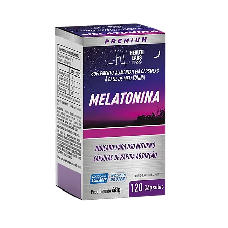 Melatonina Health Labs 120 cápsulas
