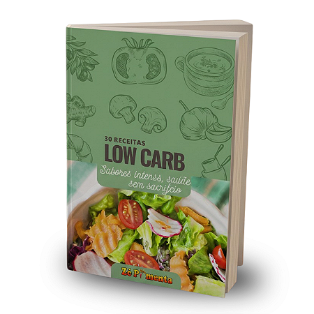 E-book 30 Receitas Low Carb Fáceis de fazer