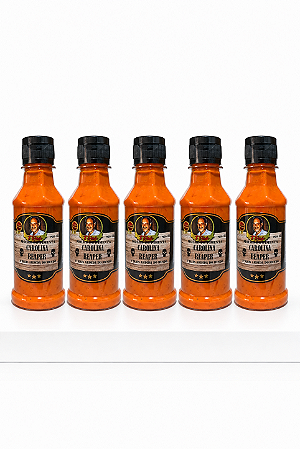Kit 5 Molhos Pimenta Carolina Reaper 160ml