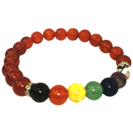 Pulseira 7 chakras Fire