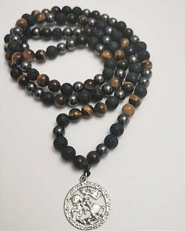 Japamala Proteção com Medalha São Jorge