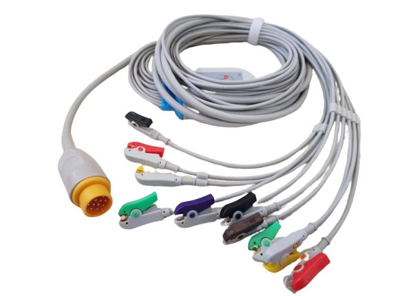 Cabo de ECG 10 vias Compatível Dixtal EP12